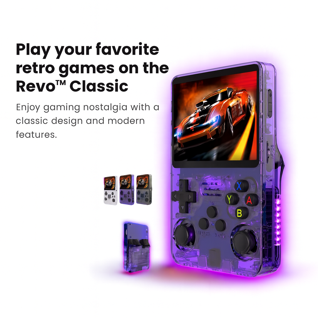 Revo Classic™ Portable Game Console